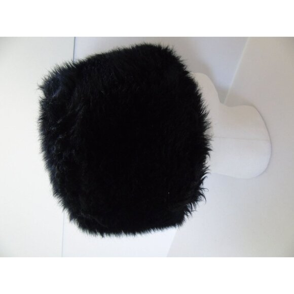 Vintage Lamb Wool Hat Black Cossack 1950\'s 20\